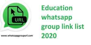 Education whatsapp group